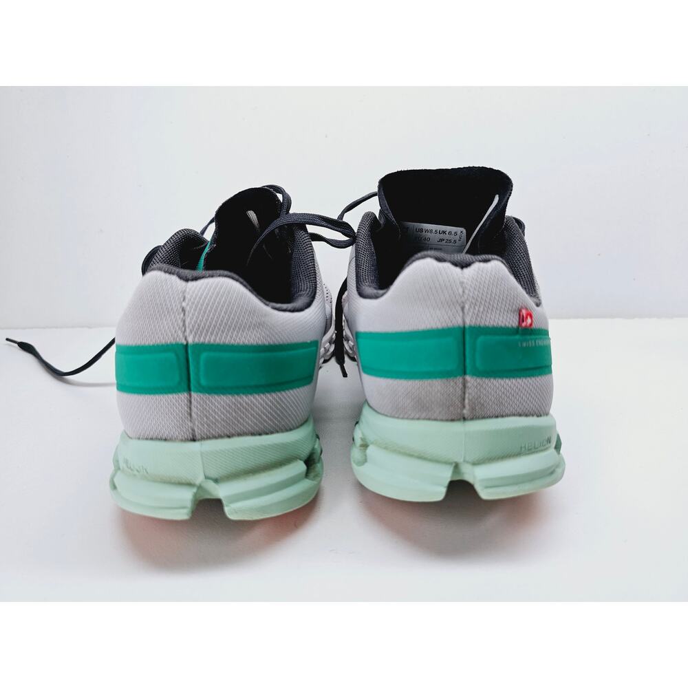 On Running Women's Light Gray and Mint Athletic Shoes - Picture 12 of 12